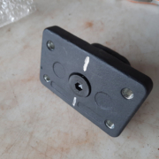 shipping container corner bolt plate